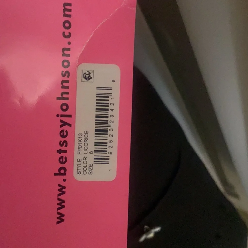 Betsey Johnson Licorice Sleeveless Floral Appliqué - Picture 6 of 6